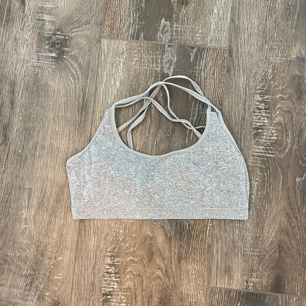 Strappy sports bra so soft and comfy